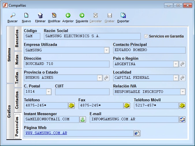 Compañías